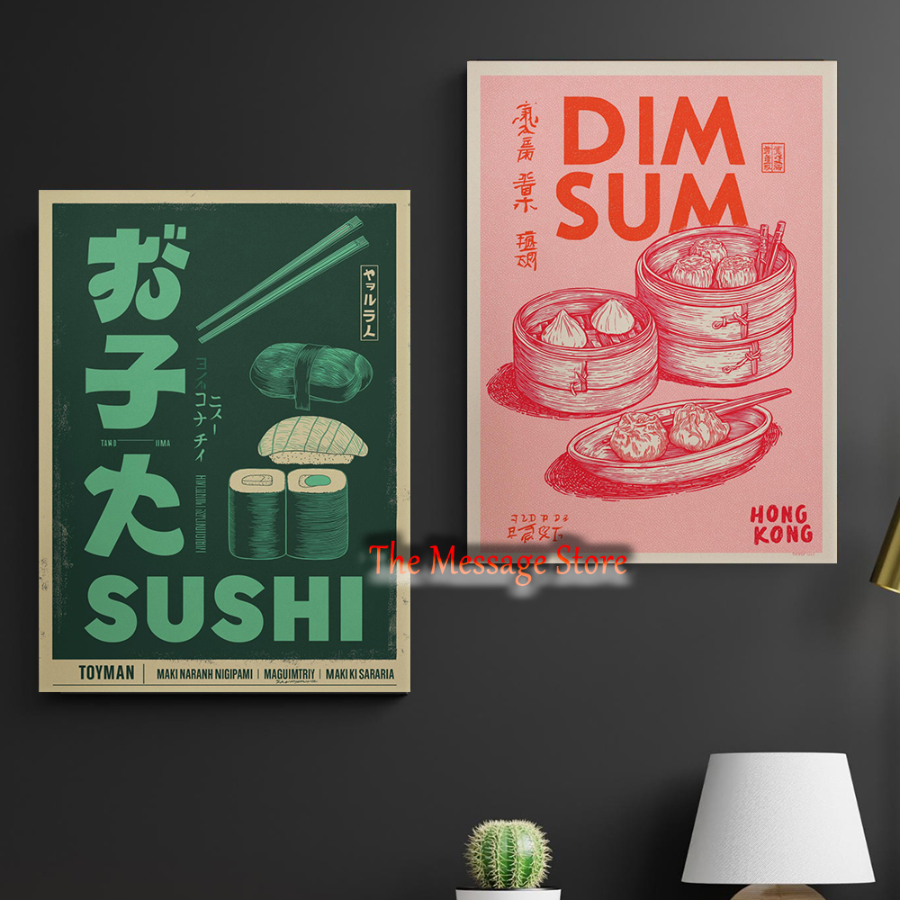Japan Lifestyle And Culture - Dim Sum Hong Kong Sushi Retro