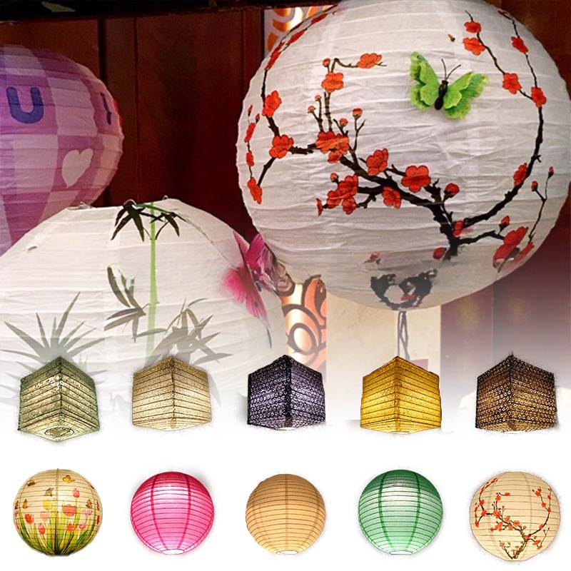 Japanese 30cm Printed Flower R - مراجعة Japanese Lantern Paper وسعره