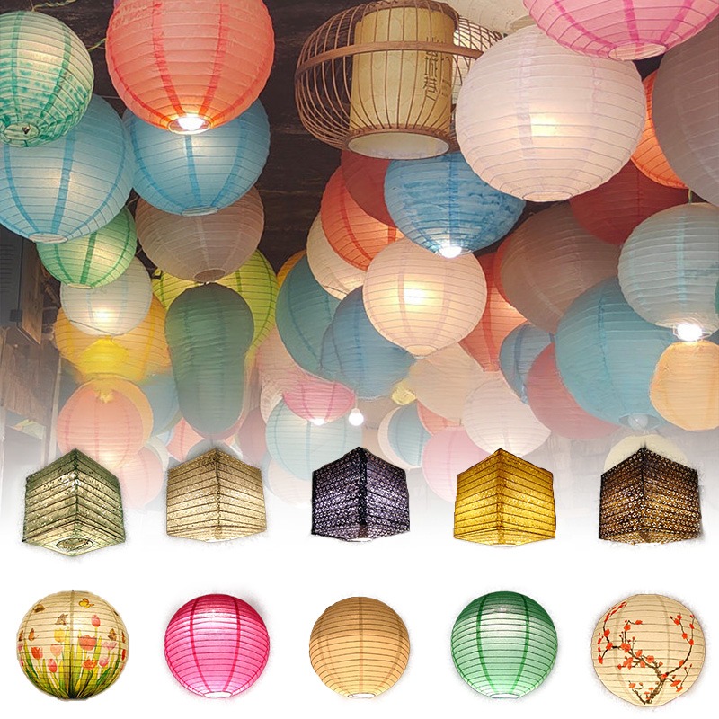 Japanese 30cm Printed Flower R - مراجعة Japanese Lantern Paper وسعره