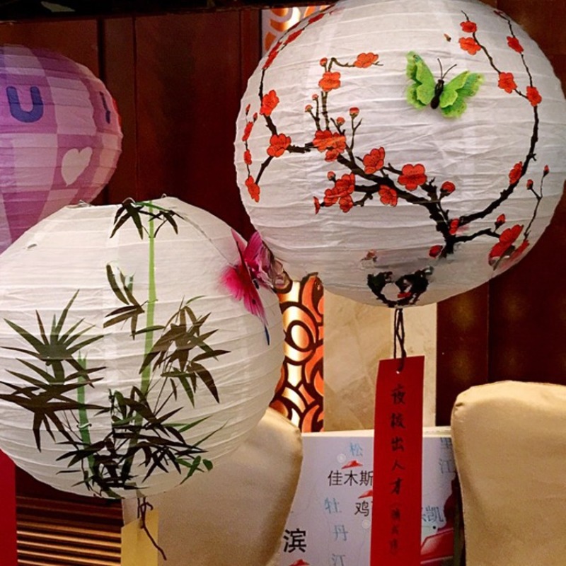 Japanese 30cm Printed Flower R - مراجعة Japanese Lantern Paper وسعره