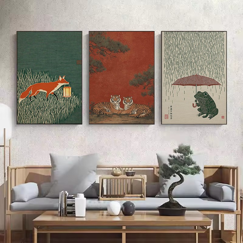 Vintage Japanese Style Illustr - مراجعة Japanese Lifestyle Home وسعره