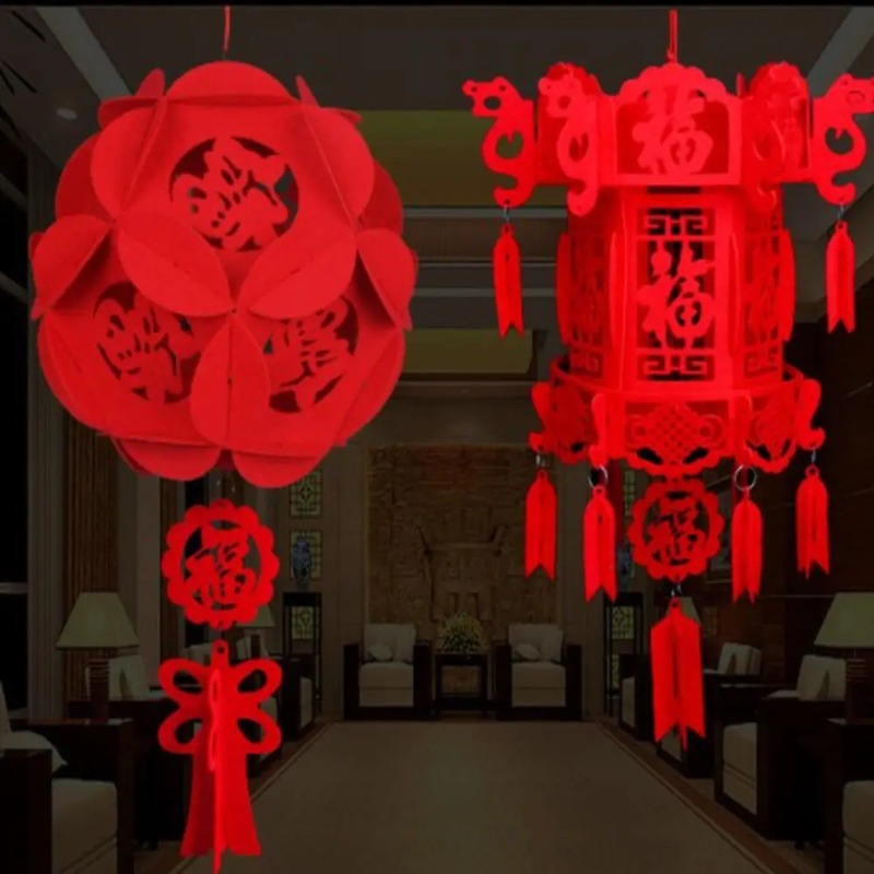 1pc Handcrafted Spring Festiva - مراجعة Japanese Lantern Paper وسعره