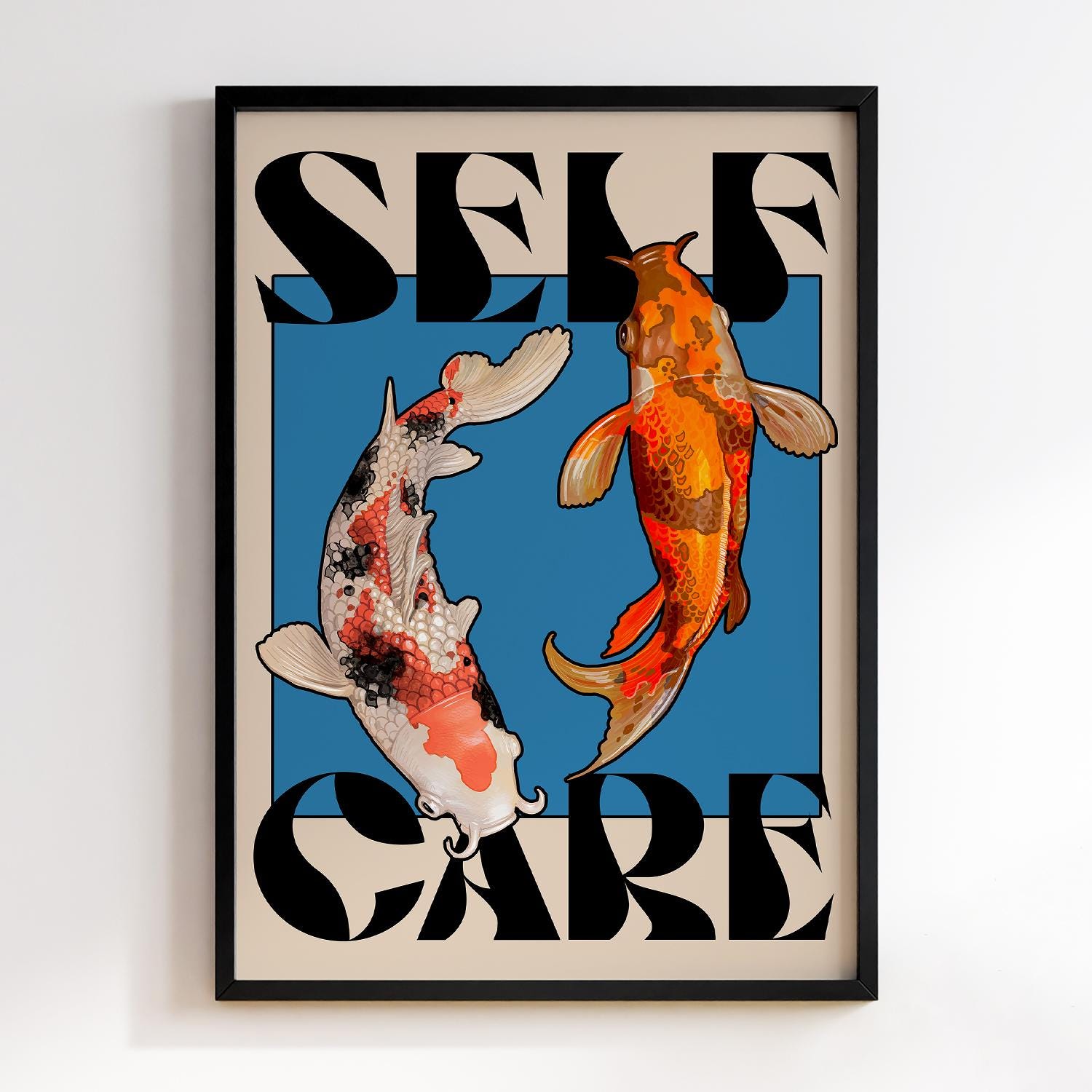 Japanese Red Koi Fish Canvas P - مراجعة Japanese Lifestyle Home وسعره