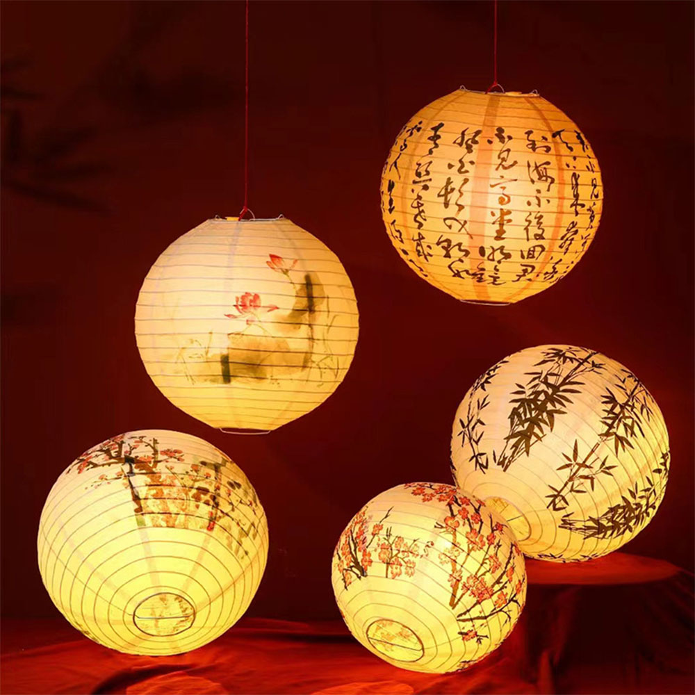 DIY Oriental Paper Lanterns Bu - مراجعة Japanese Lantern Paper وسعره