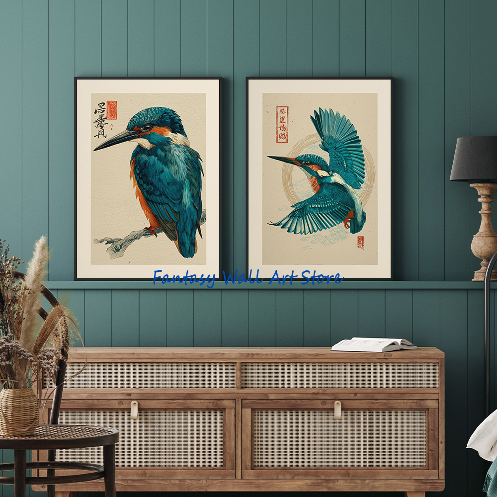 Birds Vintage Asian Traditiona - مراجعة Japanese Traditional Lifestyle وسعره