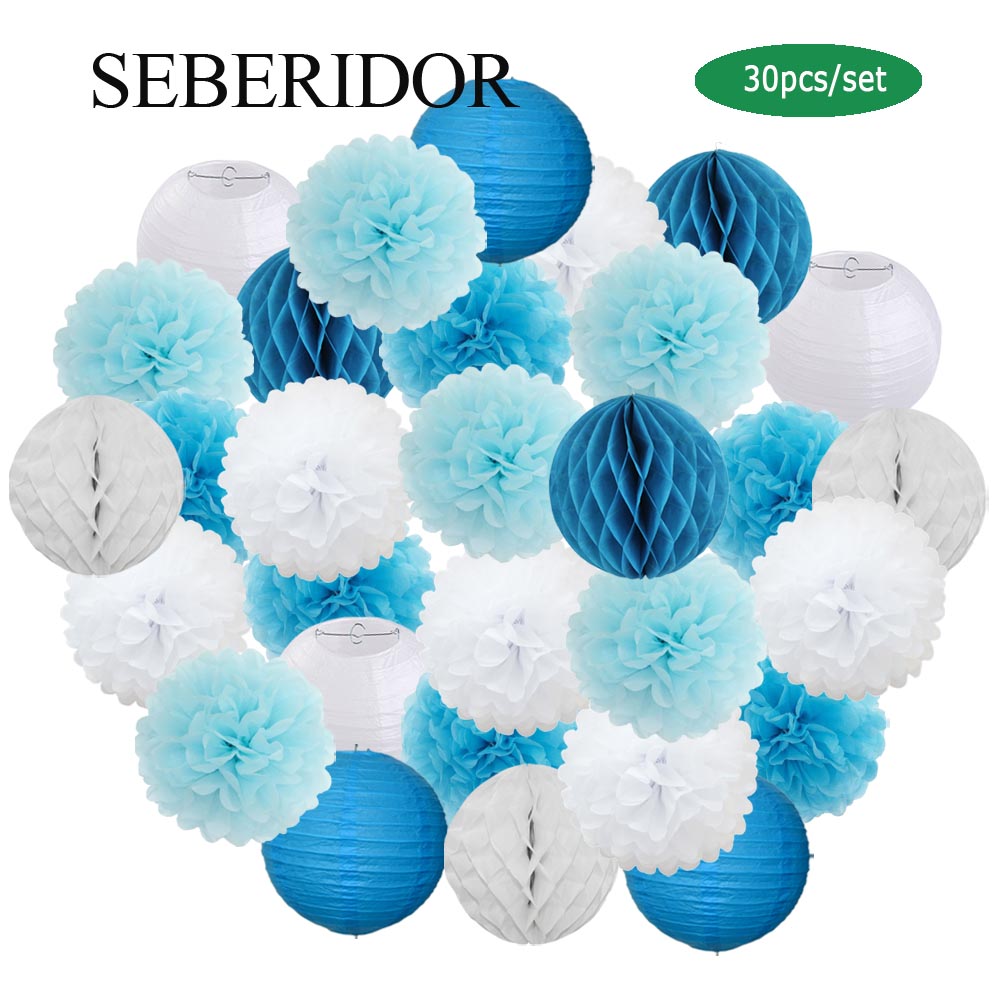 30pcs/Set Holiday Festival Dec - مراجعة Japanese Lantern Paper وسعره