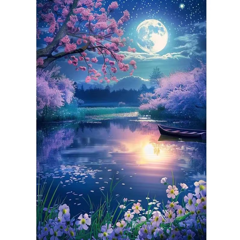 Full Drill 5D Diamond Painting - مراجعة Japanese Lantern Paper وسعره