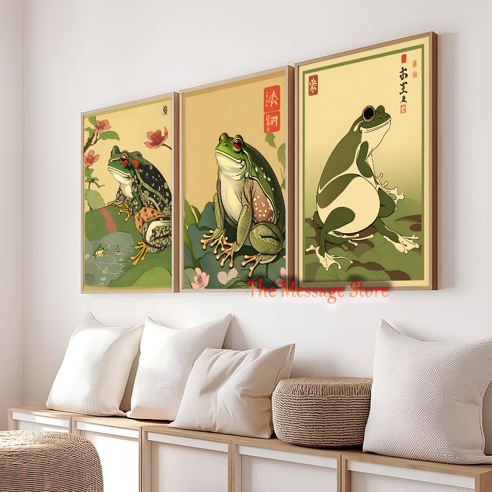 Japanese Frog Art Vintage Frog - مراجعة Japanese Lifestyle Home وسعره