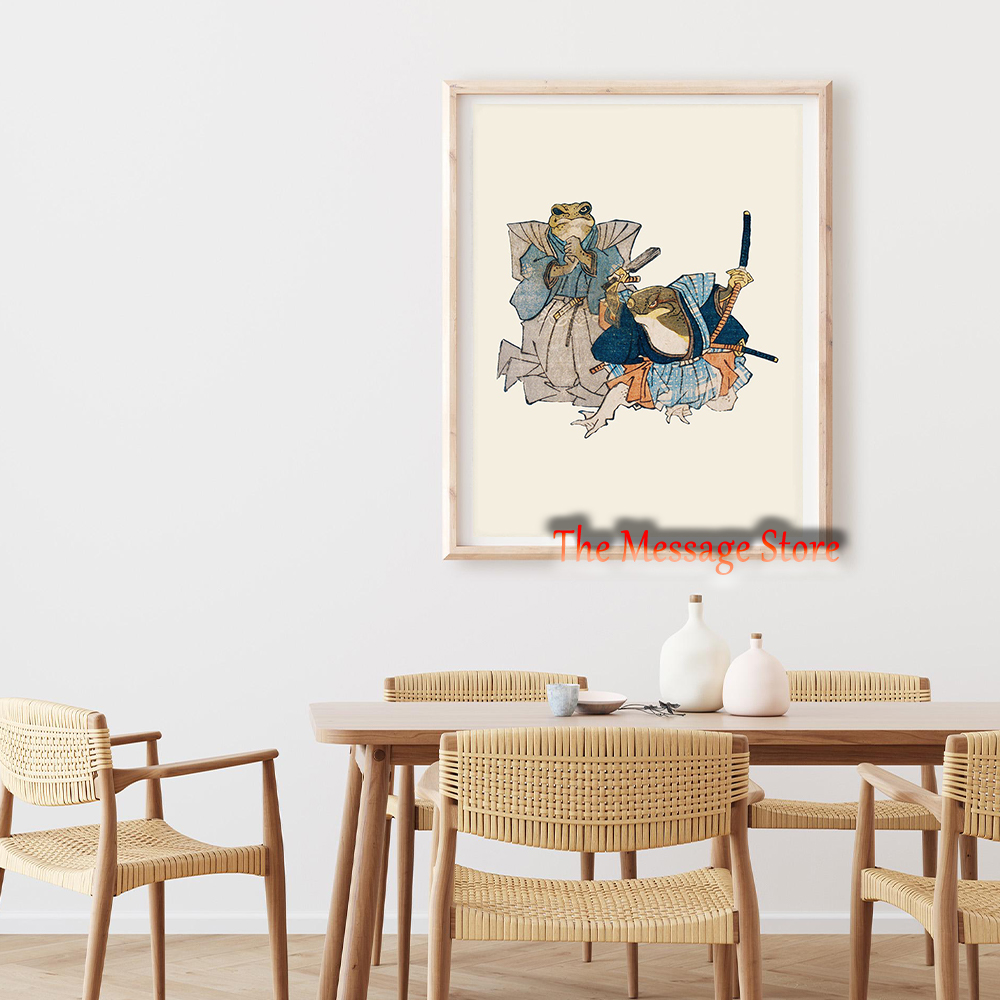 Japanese Frog Art Vintage Frog - مراجعة Japanese Lifestyle Home وسعره