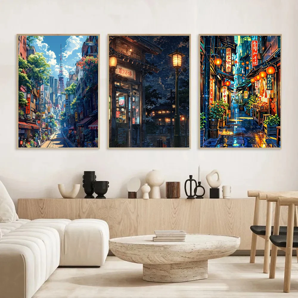 Manga Style Japanese Street La - مراجعة Japanese Lifestyle Home وسعره