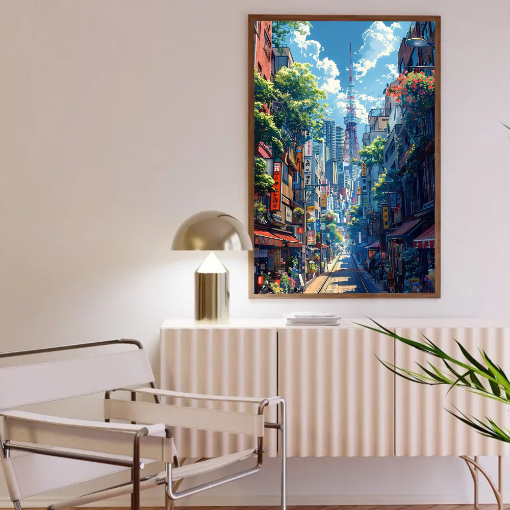 Manga Style Japanese Street La - مراجعة Japanese Lifestyle Home وسعره