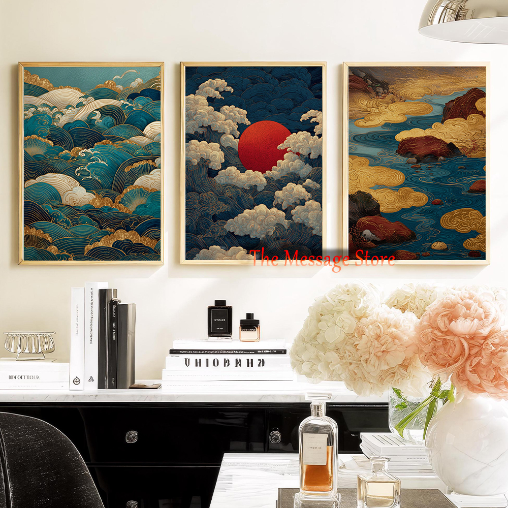 Japanese Landscape Abstract Go - مراجعة Japanese Lifestyle Home وسعره