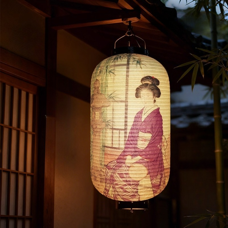 1PC Japanese Court Lady Patter - مراجعة Japanese Lantern Paper وسعره